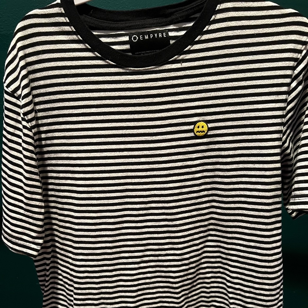 Empyre black and white striped shirt #zumiez